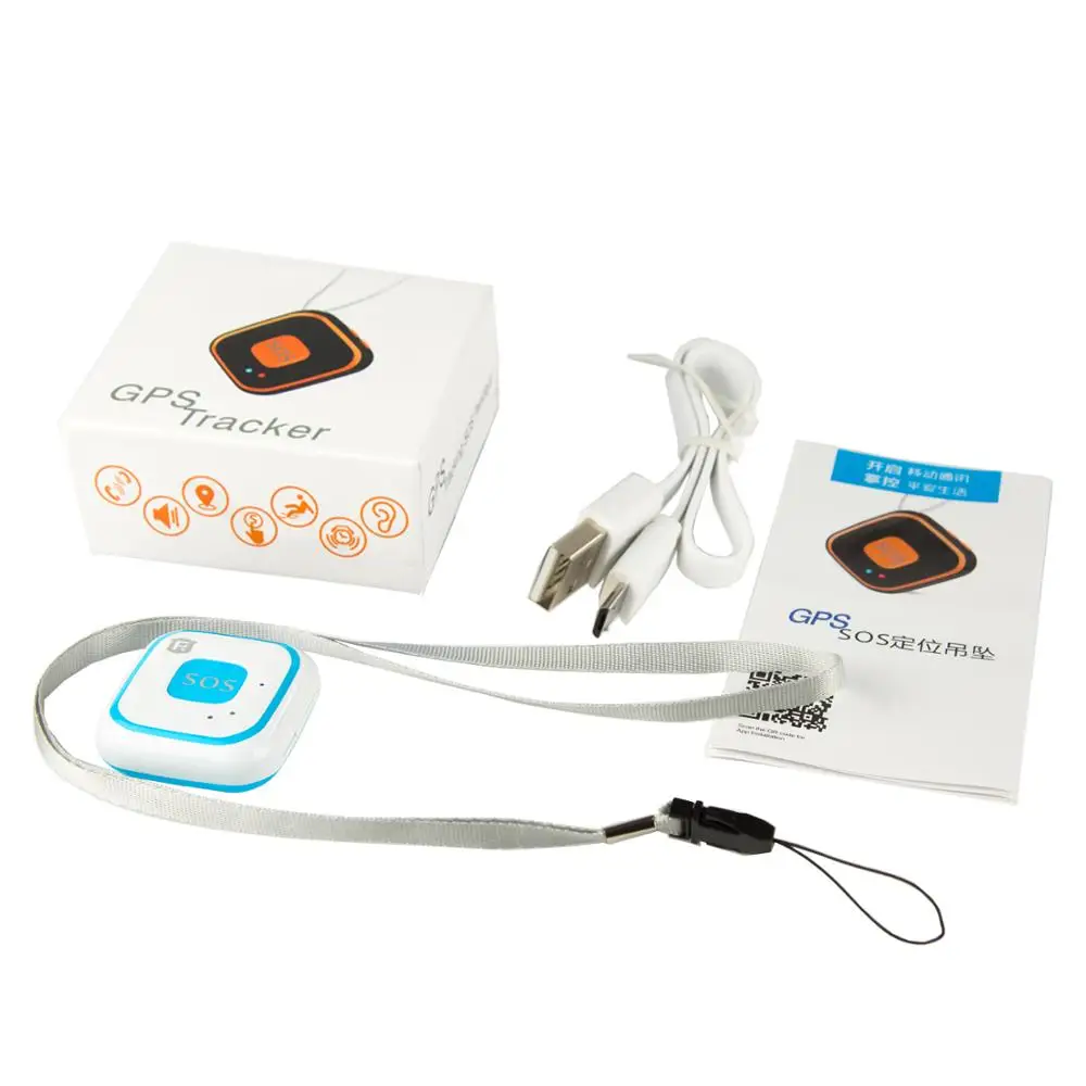 GPS Tracker RF-V28 for Children Tracking SOS Button pendant Mini Personal Locator with Google Map Track | Автомобили и мотоциклы