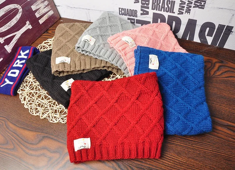 Детские шарфы 2020 зимний теплый детский шарф для мальчиков и девочек Вязаный