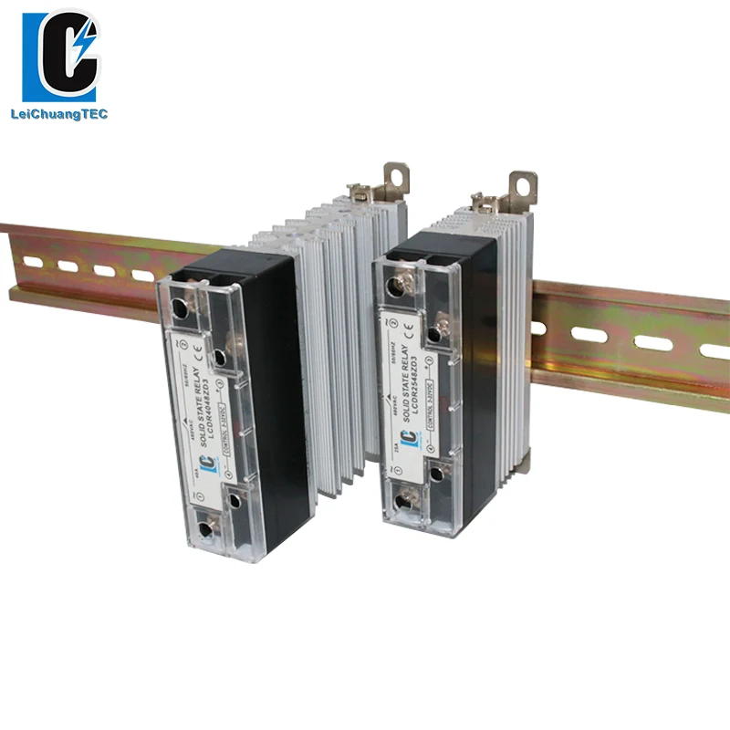 AC to And DC 10A-40A Solid State Relay With Heat Sink Industrial Slim SSR DIN Rail Mount | Обустройство дома