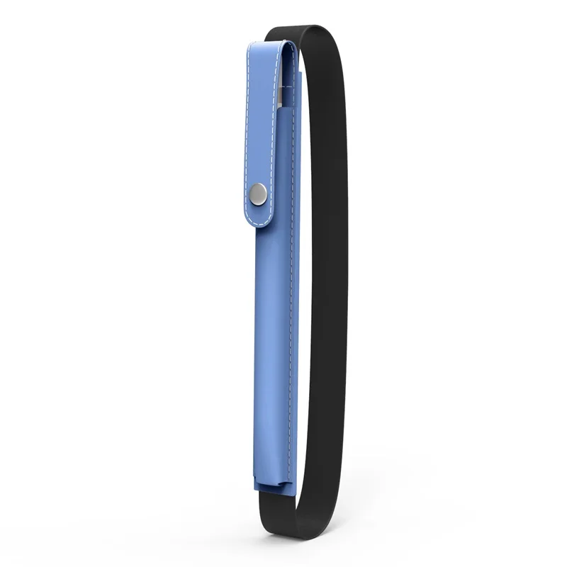 Blue Чехол-карандаш для Apple Pencil из искусственной кожи с эластичным карманом для карандашей, съемный чехол для Apple Pencil iPad Pro 9,7 - Цвета: Blue