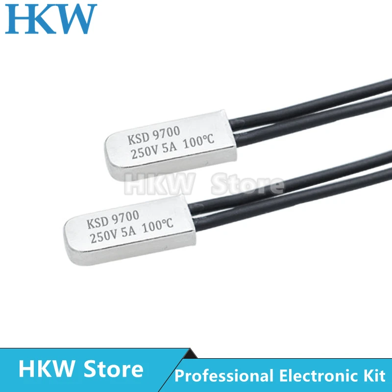 KSD9700 5A 250V 15C 35C 40C 55C 60C 75C 80C 85C 90C 95C 100C 155C термостат без NC термозащитные