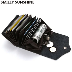 Натуральная кожа Мужская обувь в деловом стиле Rfid держатель для банковской кредитной карты для мужчин женщин кошелек Бизнес держатель для удостоверения личности-Обложка для паспорта, держатель для карт