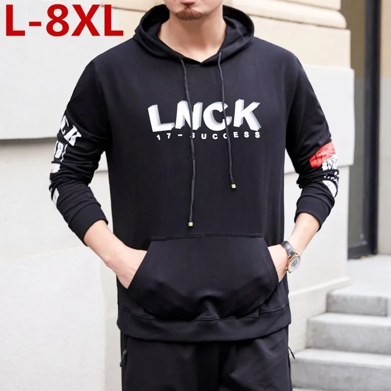 8xl plus size Shirt Men Brand 2020 New Fashion Men's Hooded Stitching Design Tops &amp Tees T Long Sleeve Slim Male | Мужская одежда