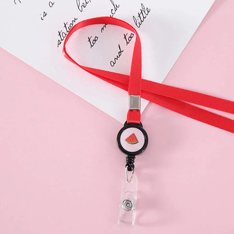 

Colorful Cute Cartoon Student Nurse Worker ID Credit Card Badge Holder Lanyard Hanging Rope School Office Work Supplies