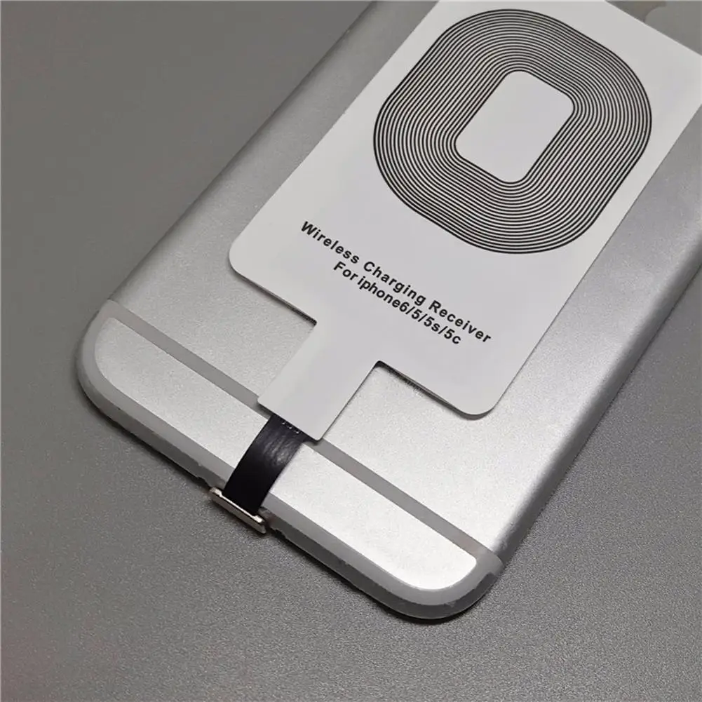 ALLOET Беспроводное зарядное устройство приемник катушка Pad для iPhone 5 5S 6 6S Plus iPad Mini