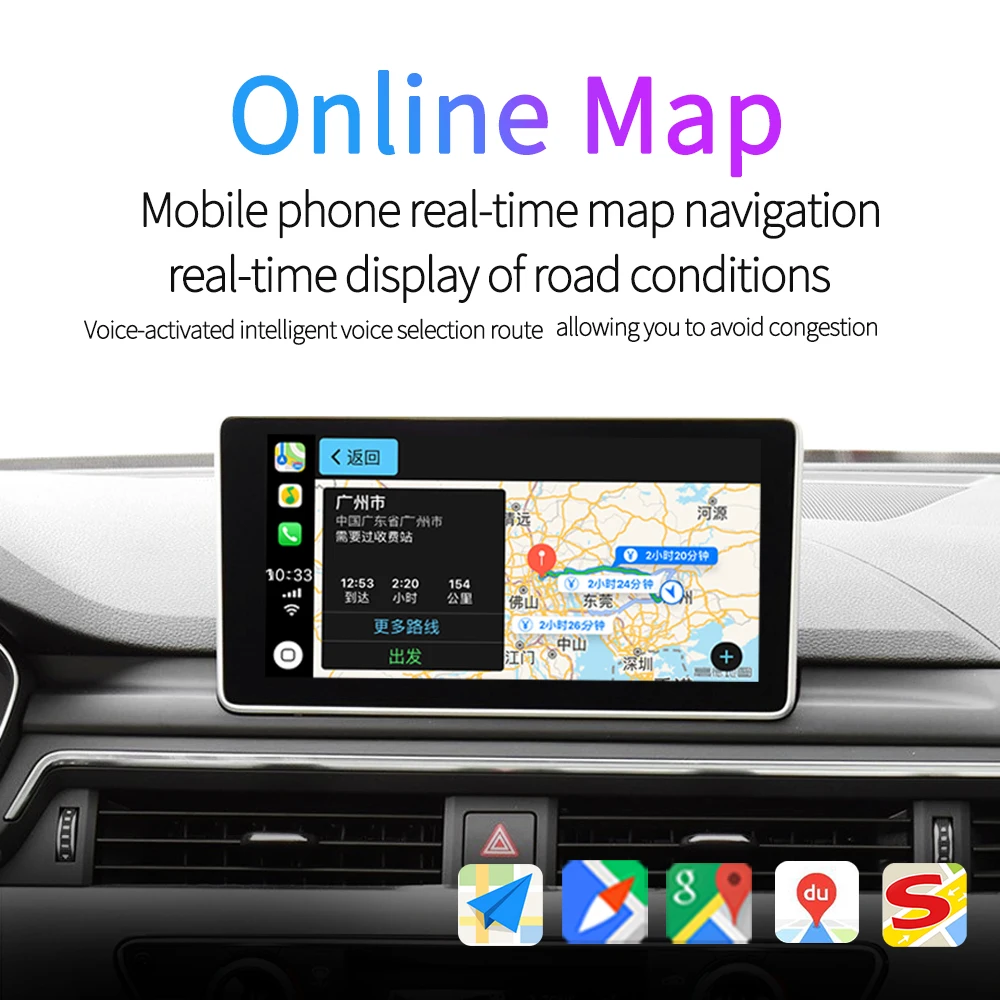 Carlinkit активации Беспроводной Carplay Android для Авто Audi A3 модифицированный автомобильный комплект для 2013- A3 B9 5,8 дюймовая 7 Экран