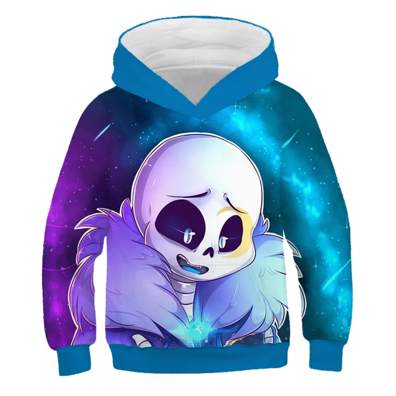 Детский свитер с капюшоном с 3D принтом в виде героя мультфильма «Undertale» Летняя Детская уличная модная Толстовка для отдыха для мальчиков и девочек - Цвет: TNT-816