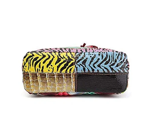 Женская сумка для покупок разноцветные кисти Сумки из натуральной кожи