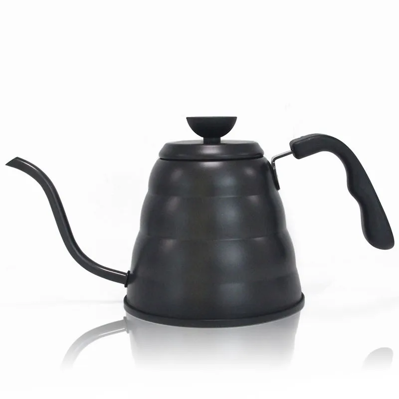 Кофейник с гусиной шеей чайник термометром кофейный капельный из нержавеющей