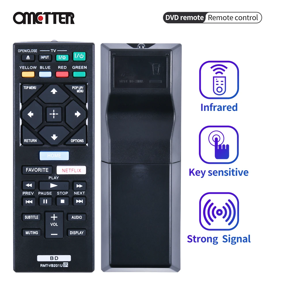 

Remote Control for SONY BD DVD Blu-Ray Disc Player RMT-VB201U RMT-VB200U BDP-S1700 BDP-3700 BDP-S6700 BDP-BX370 BDP-BX650