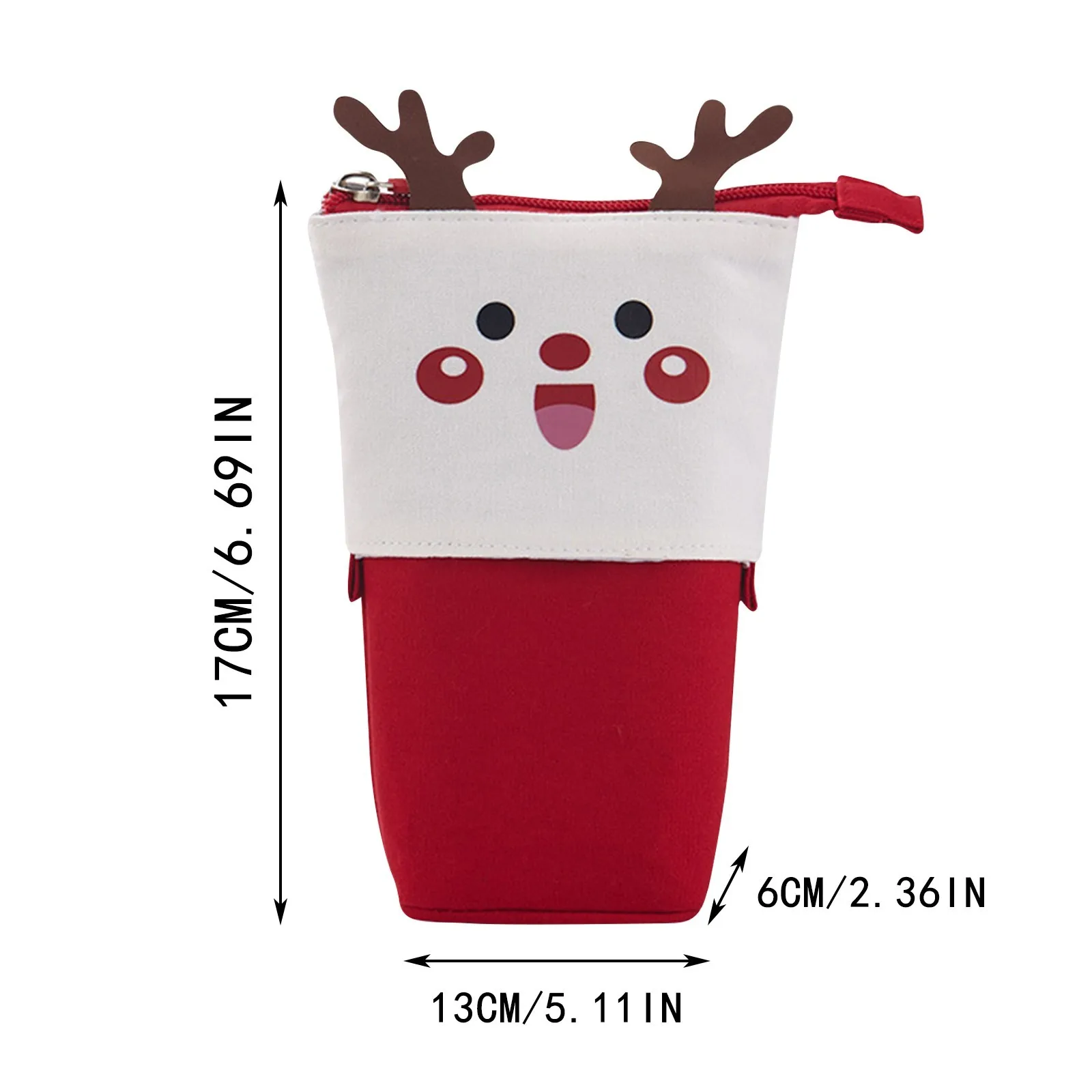 Christmas Pencil Bag Large Capacity Lovely Case Navidad Merry Decorations For Home New Year 2022 | Дом и сад