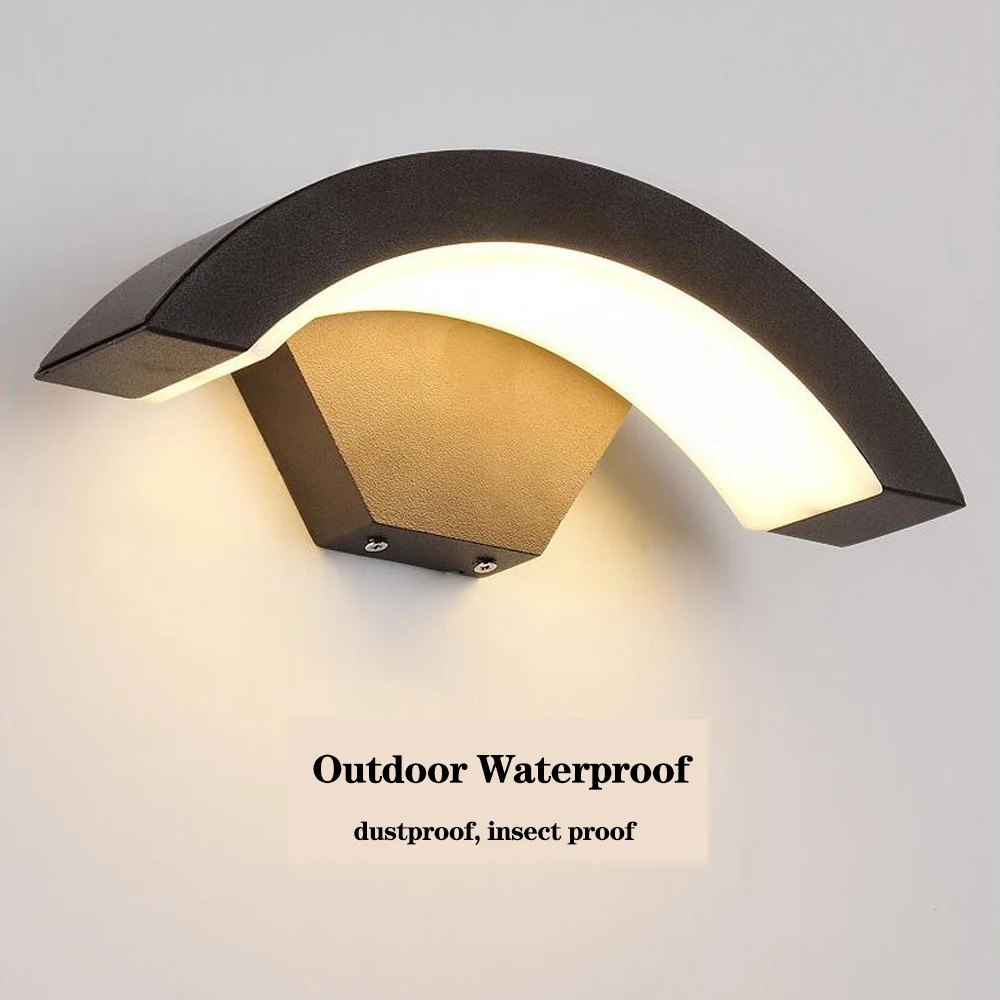 Светодиодный настенный светильник уличная Водонепроницаемая влагостойкая