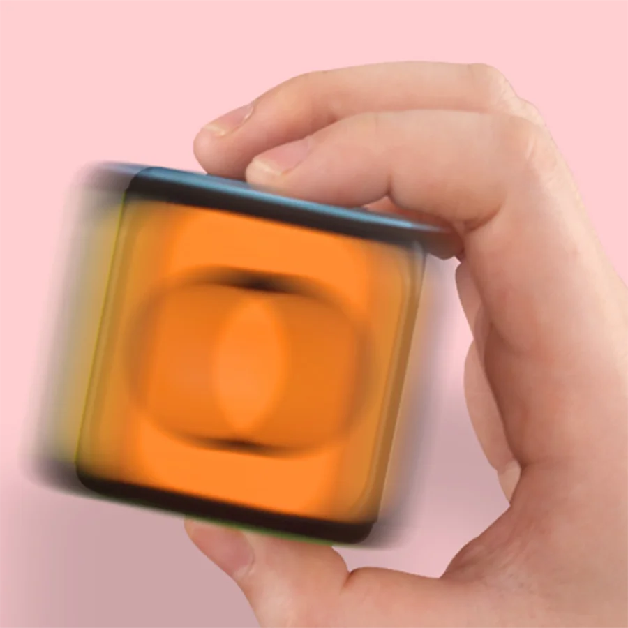 QiYi cubos de la magia dedo Spinner 1x1 куб бесконечности бесконечный куб прикольные игрушки קוביה הונגרית Cubo de rubix cubos-1
