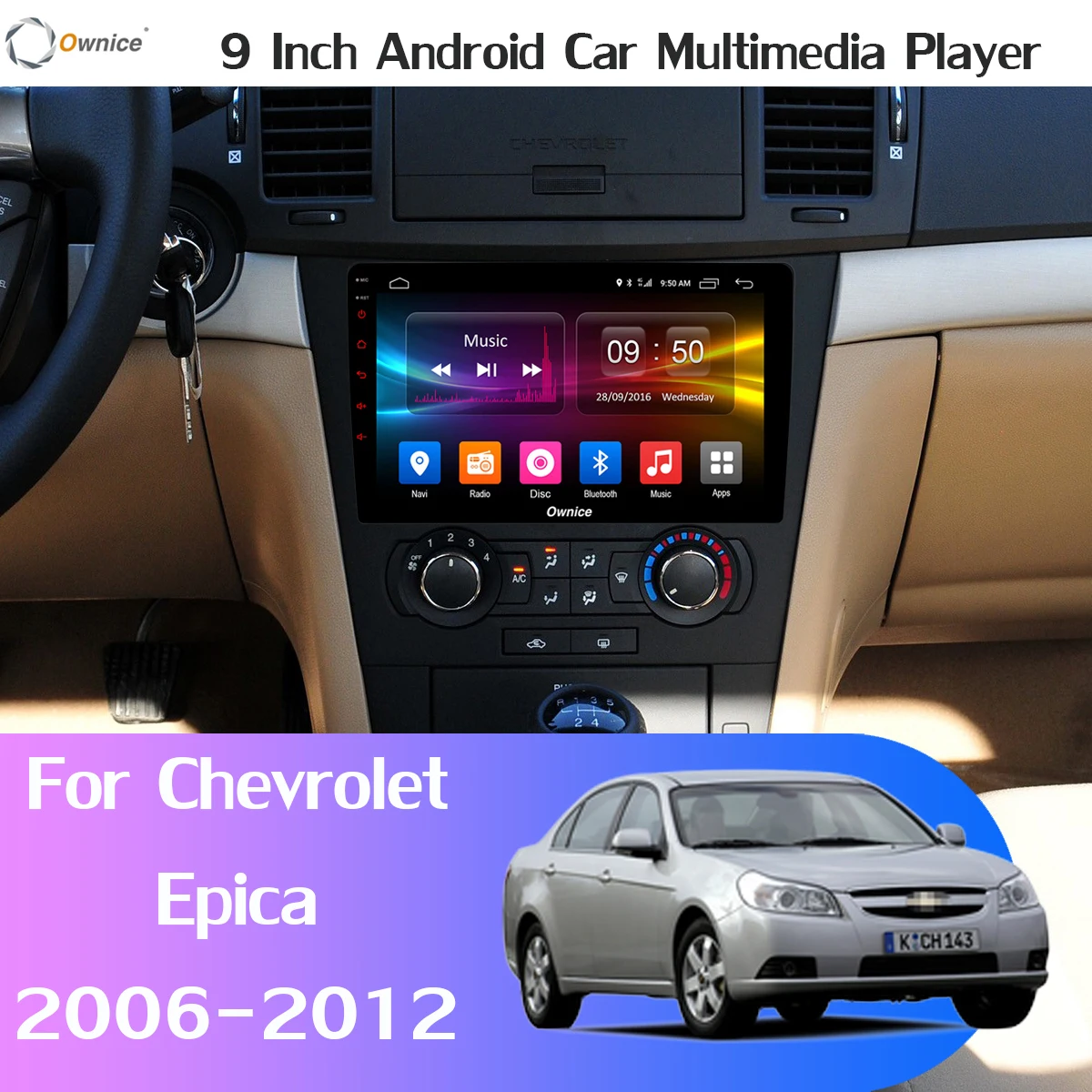 360 ° панорамная камера 4G LTE Android 9,0 4G+ 64G gps радио SPDIF DSP CarPlay автомобильный мультимедийный плеер для Chevrolet Epica 2006-2012