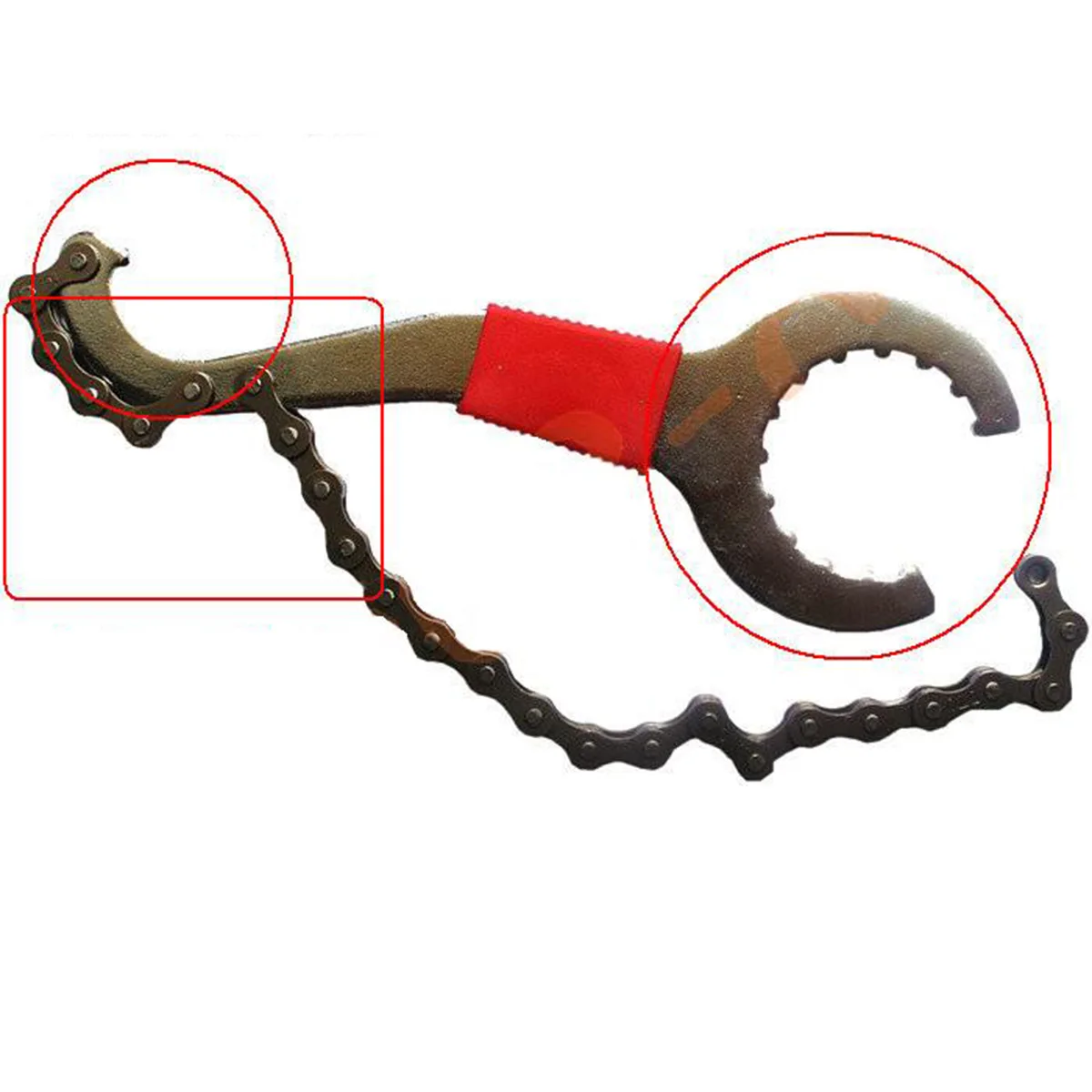 Велосипедная цепь кнут нижний кронштейн гаечный ключ удобный инструмент для