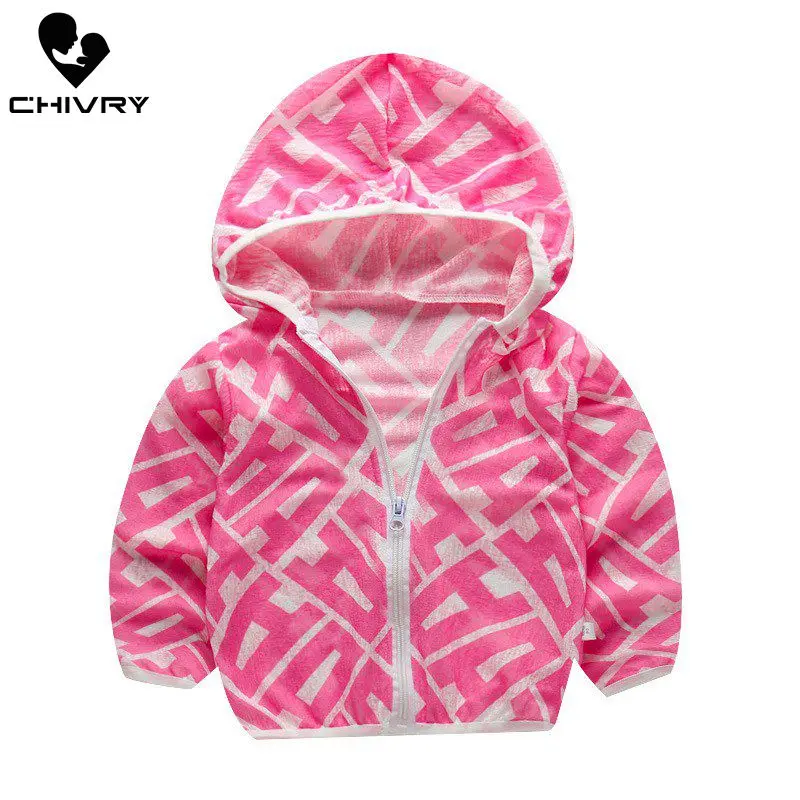 Куртка Солнцезащитная детская с капюшоном тонкая на лето и осень 2019 | Детская