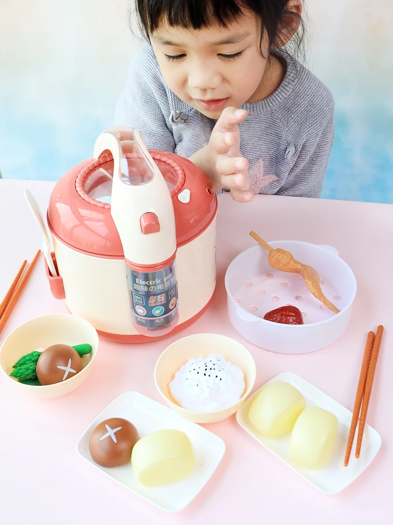 

Kitchen Toys for Children Miniature Food Cookware Set Pot Pan Kids Cook Play House Toy Gift for Girl Boy Kids