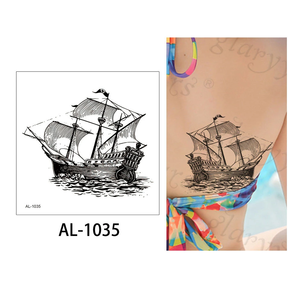 AL-1035 Glaryyears 1 лист 10*10 см футбол для временного макияжа тату-стикер поддельные тату флеш-тату водонепроницаемый маленький боди-арт для мужчин и женщин - Цвет: AL-1035