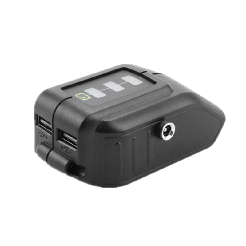 USB конвертер зарядное устройство двойной порт для DEWALT DCB091 12V 18V 20V литий-ионный