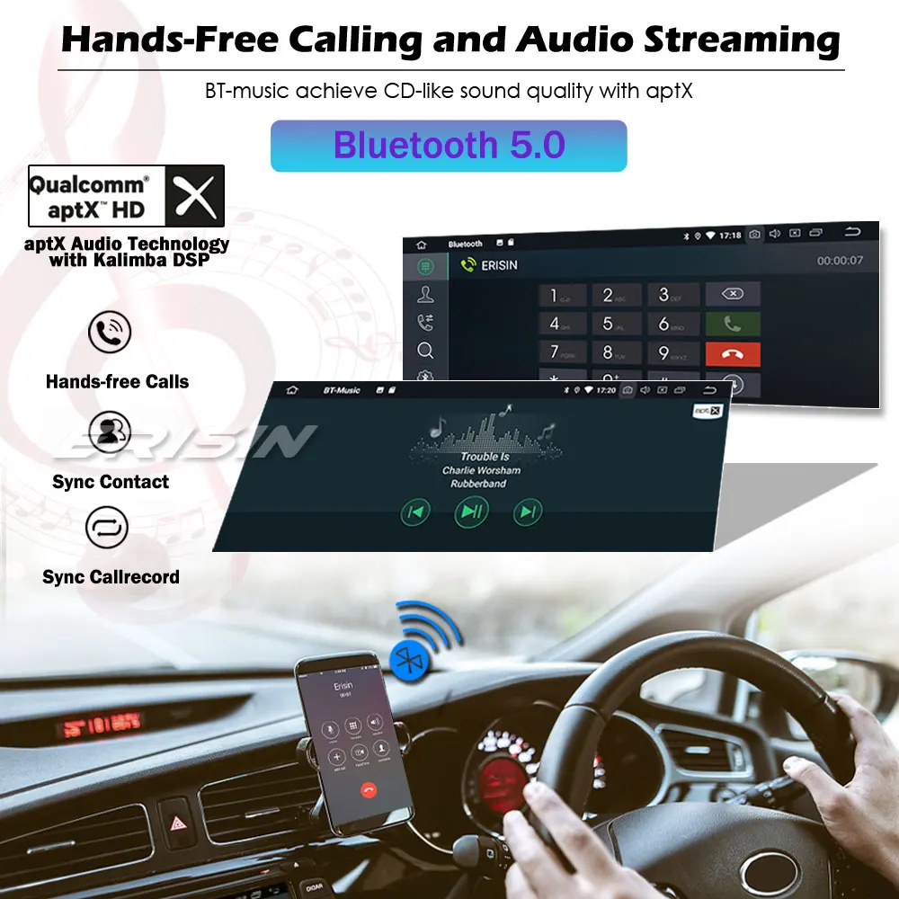 Erisin 8 &quotAndroid 10 0 Автомагнитола DAB + GPS CarPlay Wifi OBD BMW 3 серии E46 318 320 M3 ROVER 75 MG