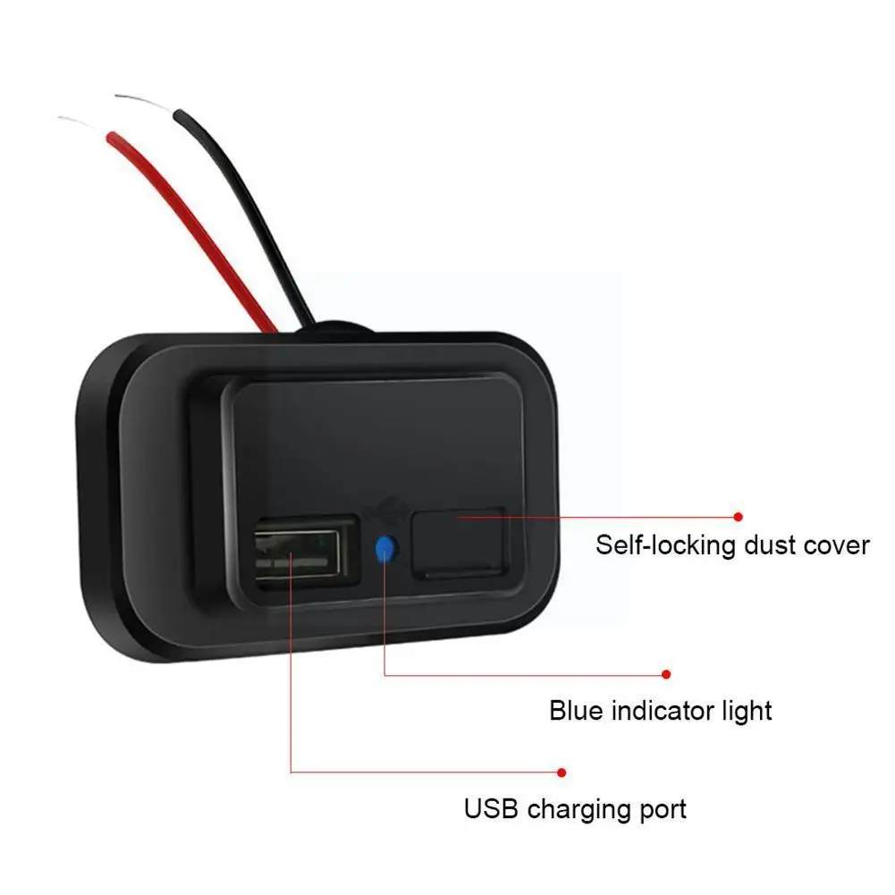 

Dual Usb Charger Socket Rv Car Charger Motorcycle Auto Truck Outlet Adapter Boat Charging Atv Charger Fast T1p8