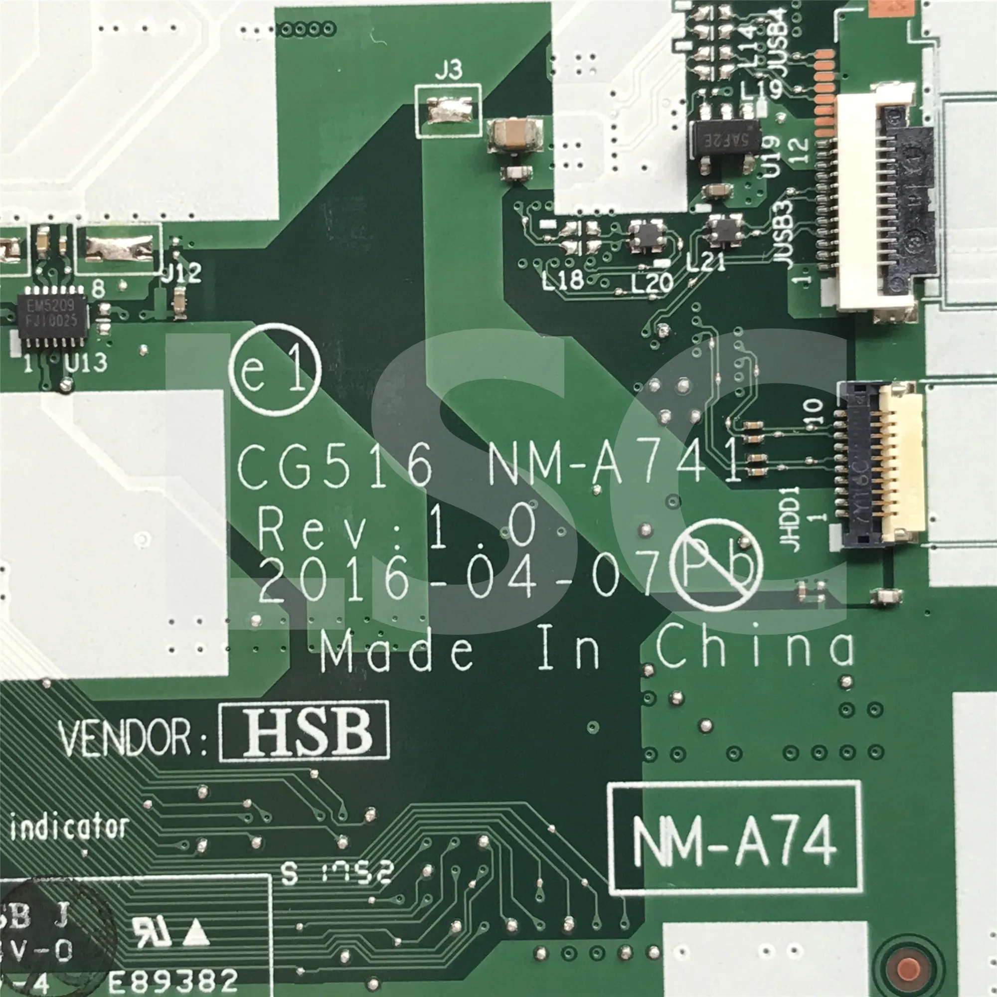 СОП для Lenovo Ideapad 310-15ABR Материнская плата ноутбука FX9800P процессор 5B20L71658 CG516 NM-A741 100%