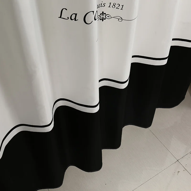 Водонепроницаемая шторка для душа k-water в полоску занавеска из полиэстера ванной