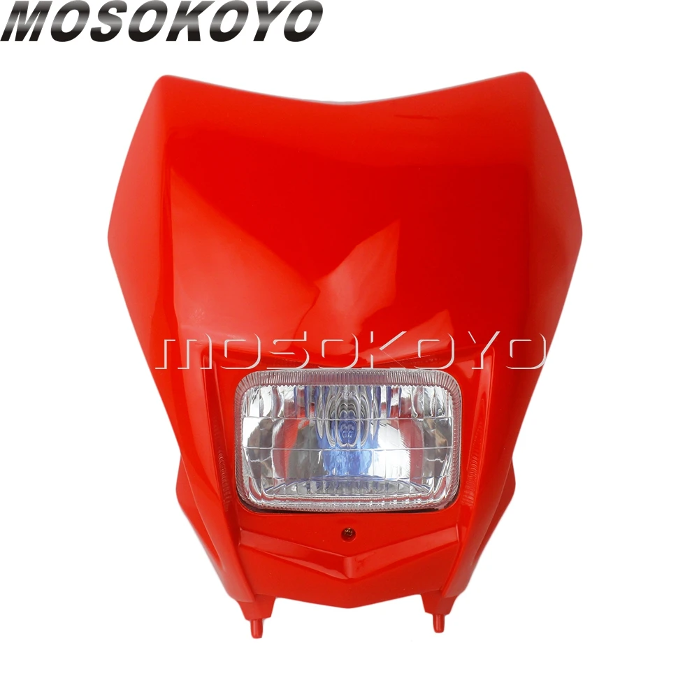 Фара для мотокросса MX Enduro для Honda CRF150F CRF230F Supermoto Dirt Bike налобный фонарь универсальный для Yamaha Suzuki KTM