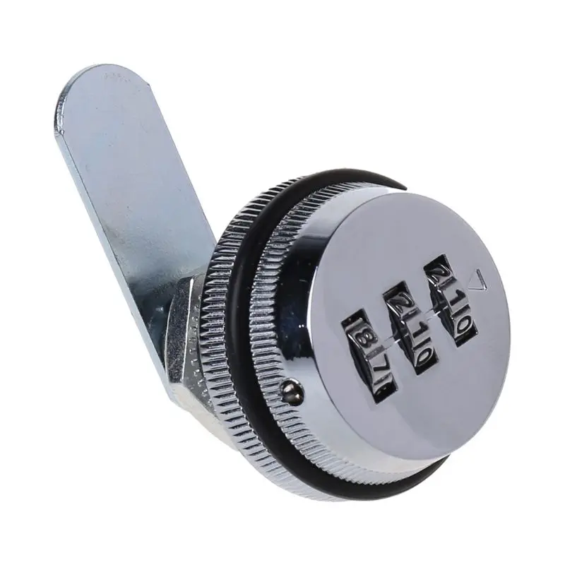 3-значный кодовый замок для почтового ящика 7/8 дюйма поворотный кулачкового типа