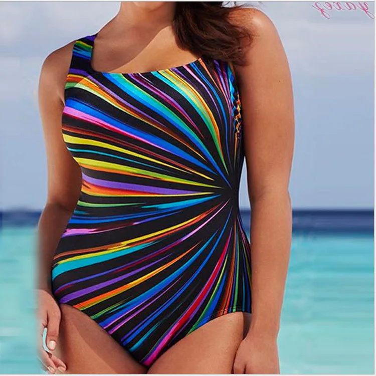 

High Cut Printing Sexy High Waist Bikini Plus Size 5XL Swimwear Women Bathing Suit Push Up One Piece Swimsuit Women Bikinis Swim