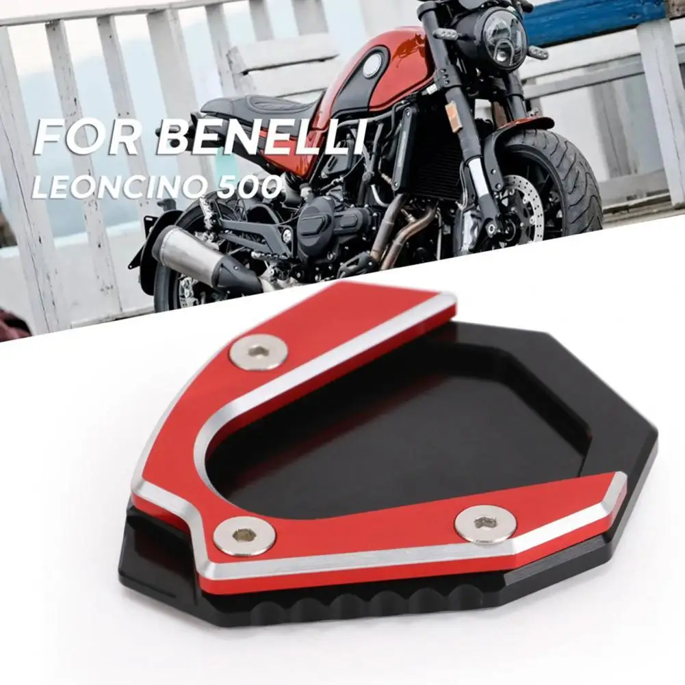 

Motorcycle Kickstand Extension Pad CNC aluminium Support Plate For Benellileoncino Motobike Accessories