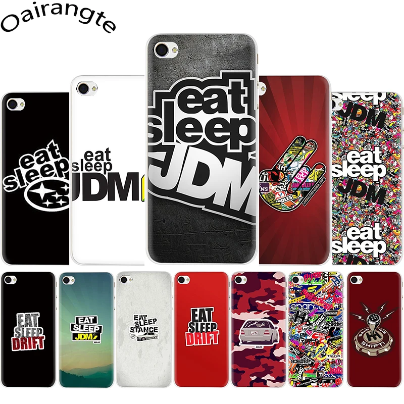 Наклейка Bomb Eat Sleep JDM жесткий чехол для телефона iphone 5 5s 5C SE 2020 6 6s 7 8 Plus X XR XS 11 pro