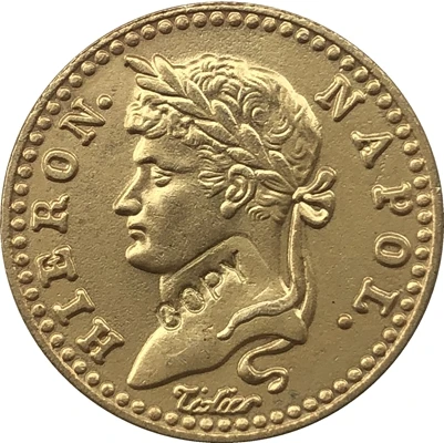 

Копия немецких 10 французских монет 1813, 19 мм