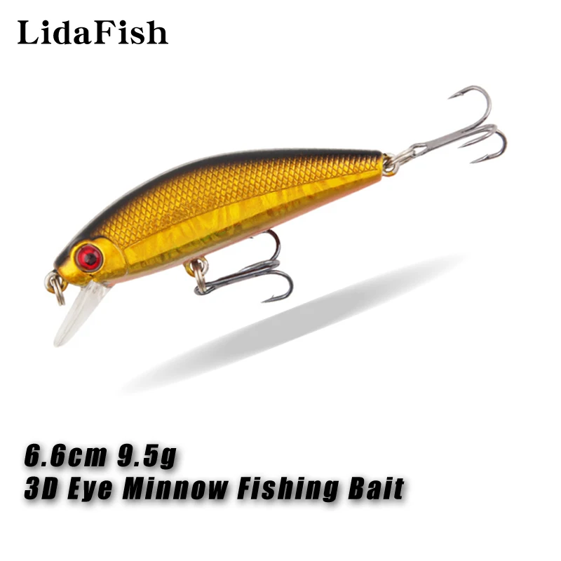 

1Pcs Sinking Minnow Fishing Lure 6.6cm/9.5g Swing Crank Bait Plastic Artificial Bait Carp Hard Fishing Tackle Pesca