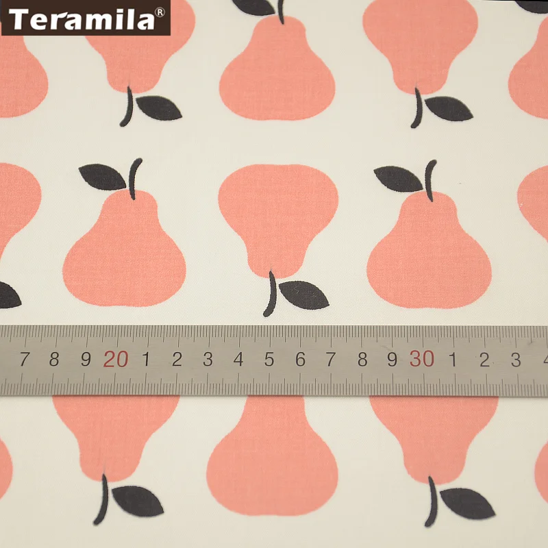 Новости оранжевый груши конструкции 100% хлопок Ткань твил Жир Квартал тела