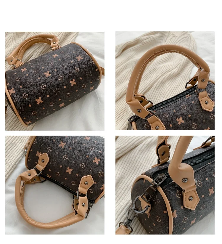 Fashion Printing Messenger Bags for Women PU Leather Purse and Handbags Small Joker Crossbody Bag | Багаж и сумки