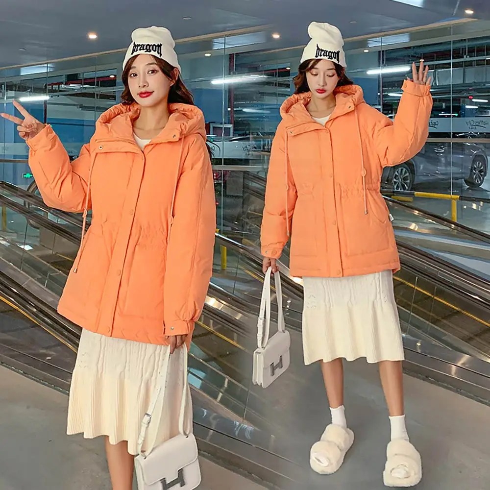 PinkyIsBlack 2021 New High Quality Winter Jacket Women Fashion Hooded Jackets Winter Warm Women Coat Clothing Casual Short Parka