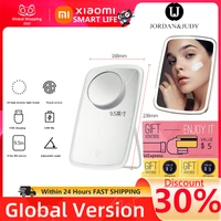 xiaomi youpin original jordanjudy portable desktop lady makeup mirror adjustable led makeup mirror smart touch screen switch