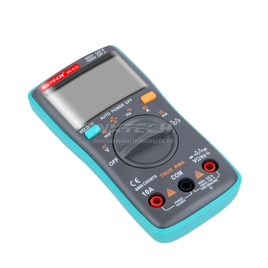 NKTECH Цифровой мультиметр карман NK-51A NK-51B NK-51C NK-51D истинного среднеквадратичного значения переменного тока Амперметр Вольтметр переменного тока постоянного тока Гц Ом Температура Электрический тестер