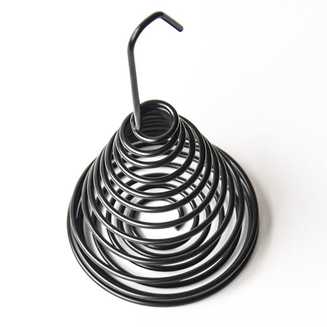 

Metal Bird Feeder Creative Flexible Parrot Foraging Feeder Cone Shape Bird Hanging Feeder Food Fruits Basket Holder