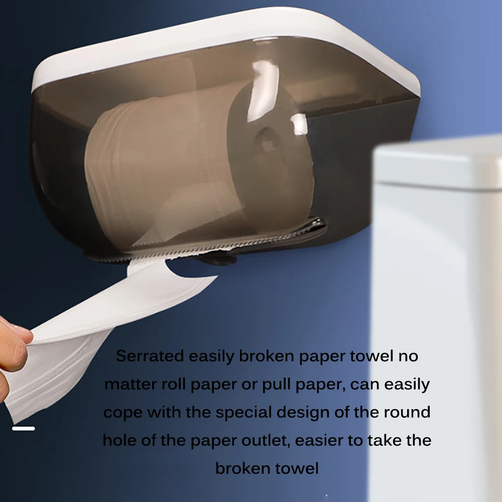 

Wall Mount Toilet Paper Holder Bathroom Tissue Accessories Rack Holders Self Adhesive Punch Free Kitchen Roll Paper Accessory