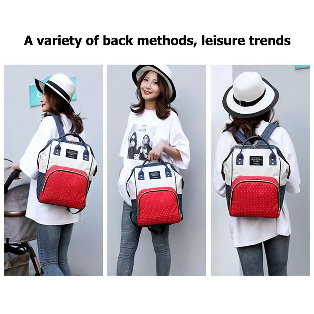 Новинка 2020 модная сумка для подгузников мам в полоску Вместительная дорожная