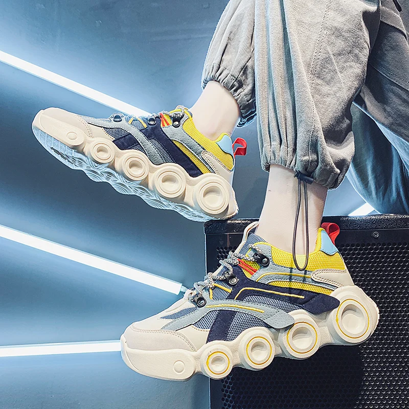 

Breathable Men Shoes Sneakers 2021 Street shot Casual Shoes Men Leisure Male Sneakers Non-slip Footwear Men Vulcanized Shoes