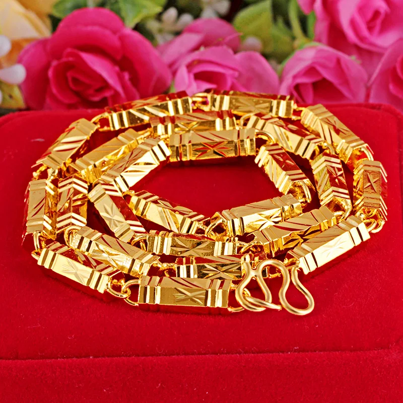 Ожерелье с золотым наполнителем 14 к не выцветает для ювелирных изделий унисекс