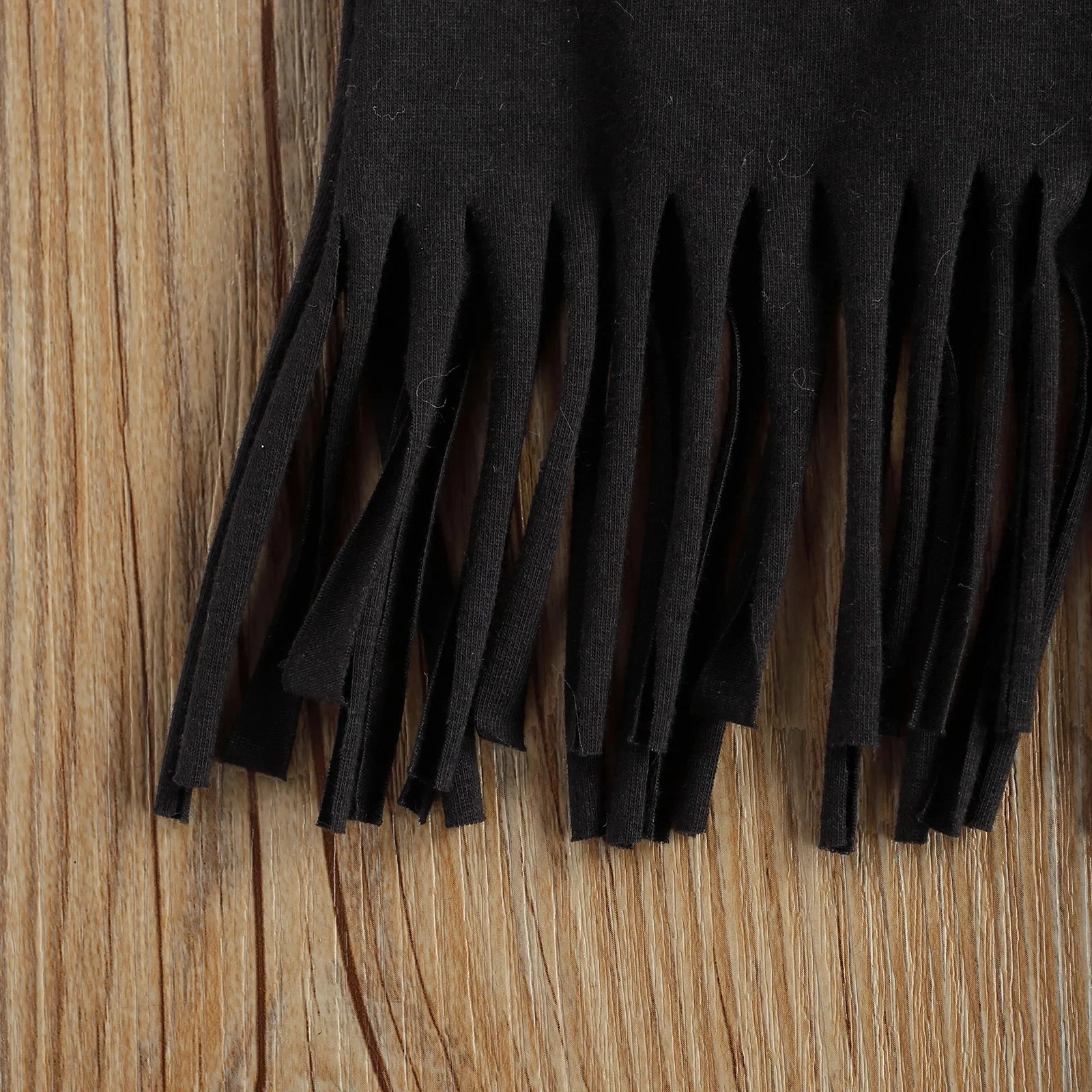 

2-6Years Summer Kids Girls Cute Clothes Sets 2pcs Letter Printed Tassel Short Sleeve T Shirts Hole Denim Shorts