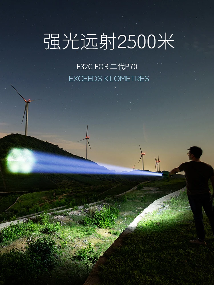 買取 充電式の強力な戦術的なLED懐中電灯,屋外やキャンプに最適な懐中電灯。