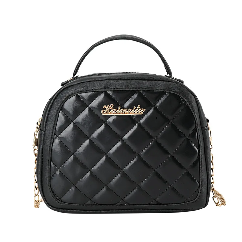

Women Fashion Bag 2021 New Trendy Shoulder Chain Messenger Crossbody Bag PU Leather Small Square Luxury Handbags Designer
