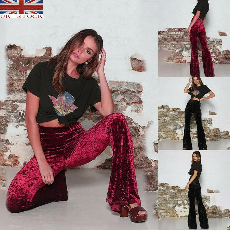 Элегантные женские вельветовые штаны модные теплые с высокой талией золотистые