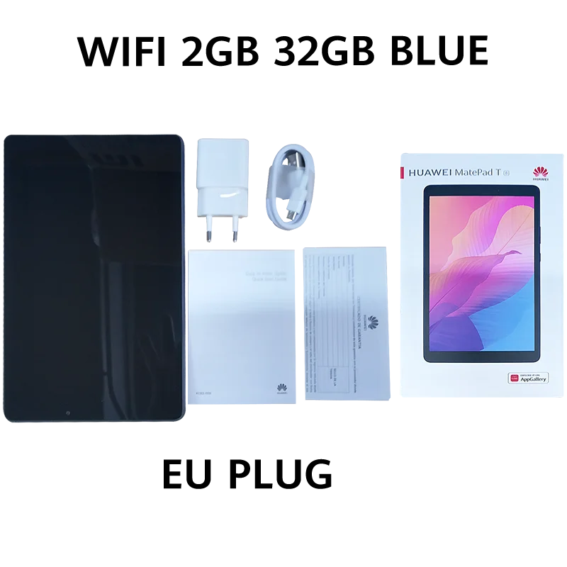 Global Version HUAWEI MatePad T8 2GB 16GB/32GB LTE WIFI Tablet PC 8.0 inch faceunlock 5100mAh Support microSD Card Android10 T8