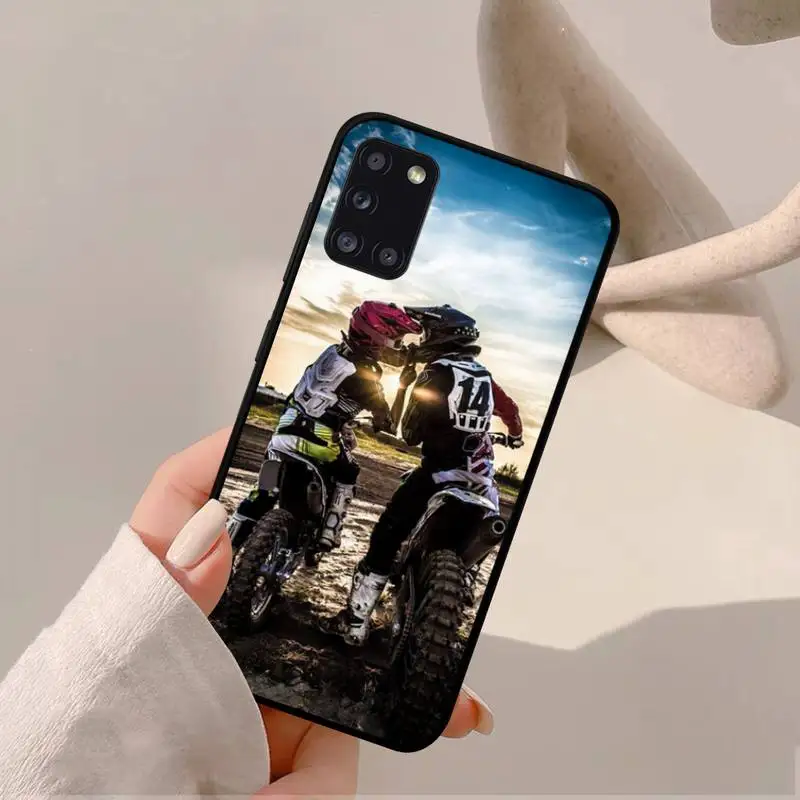 moto cross motorcycle sports phone case for samsung a 51 30s 71 21s 10 70 31 52 12 30 40 32 11 20e 20s 01 02s 72 cover free global shipping